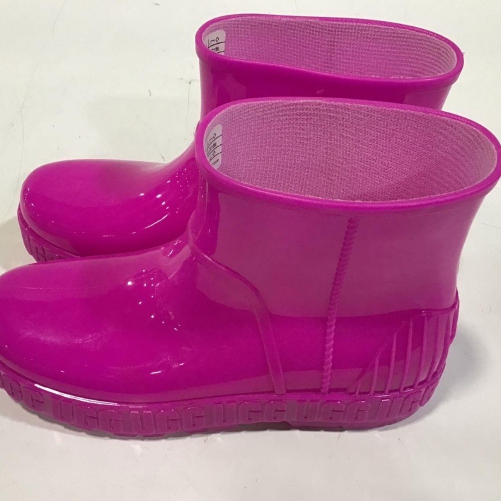 Women’s UGG Drizlita Waterproof Pink Rain Boots Size 8